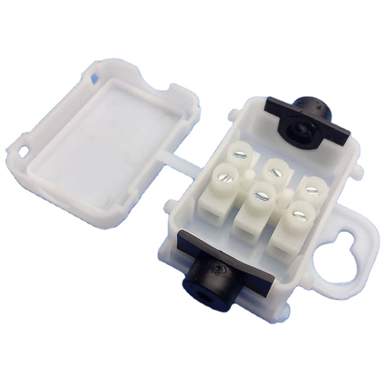 3位接线盒 浴室灯镜前灯用ip44防水接线盒