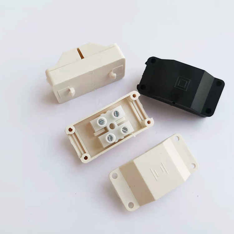 白色两位回字接线盒防漏电塑胶接线盒可配PA8/PA9两位