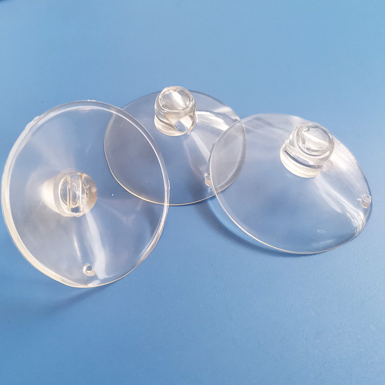 直径40mm穿孔吸盘玩具配件透明PVC吸盘玻璃吸盘