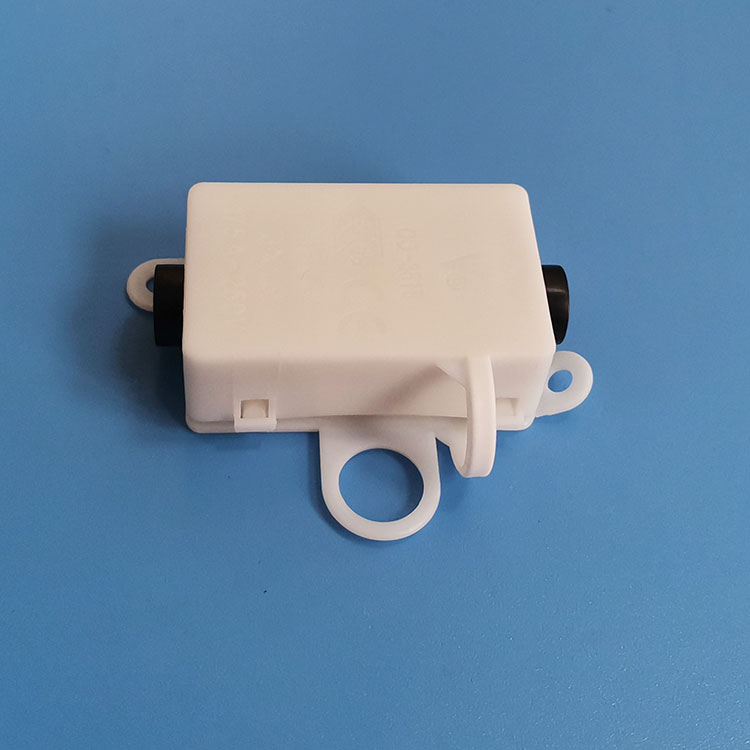 防尘防水接线盒含3位端子IP44户外灯端子盒OJ-3518白色