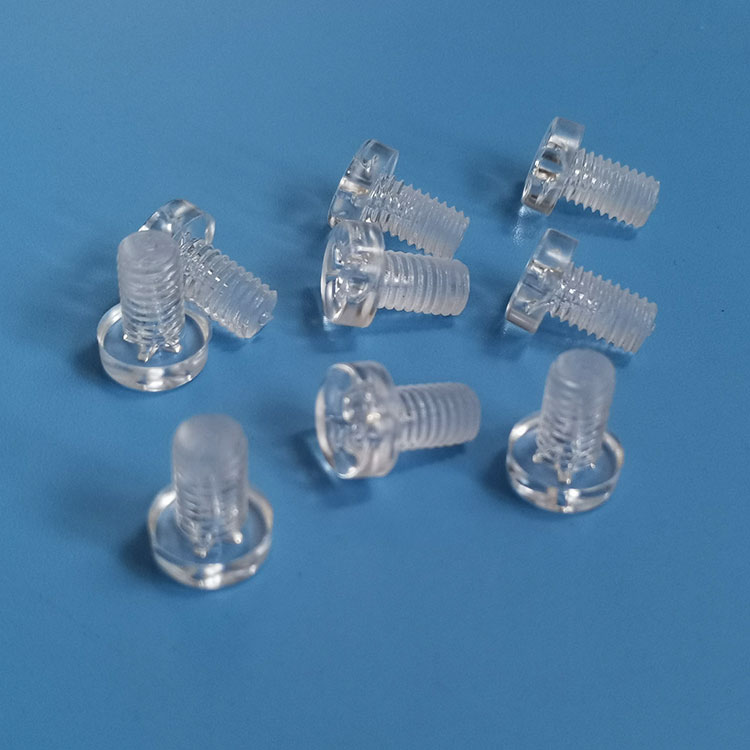 圆头十字螺丝M6*10透明环保PC料塑胶螺丝钉