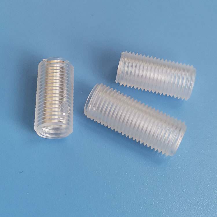 外牙牙杆透明螺丝空心塑胶螺杆PC塑料无头空心螺丝M10*1.0