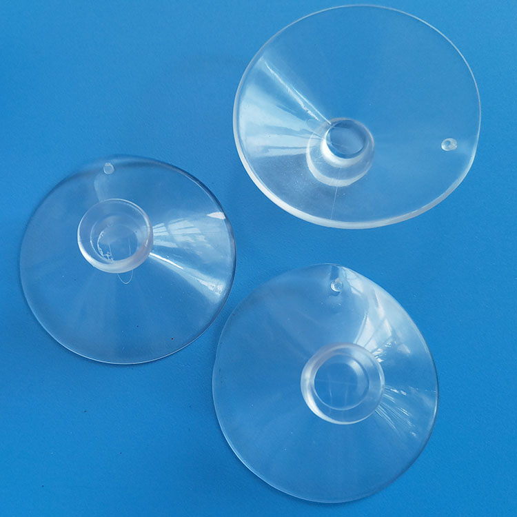 50mm透明圆头吸盘 环保真空玻璃吸盘